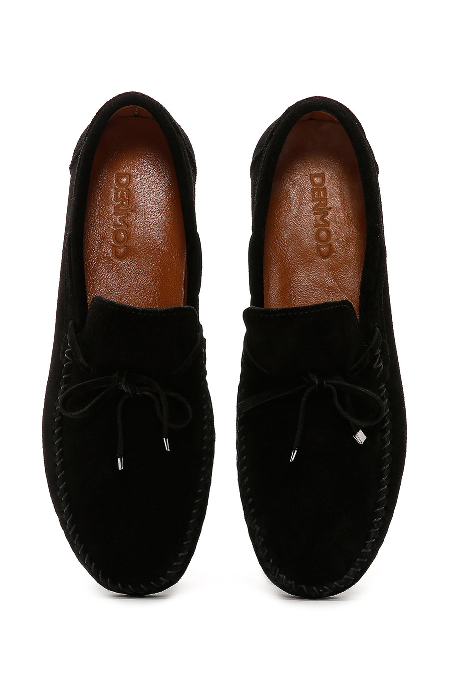 Men's Black Suede Leather Casual Loafer