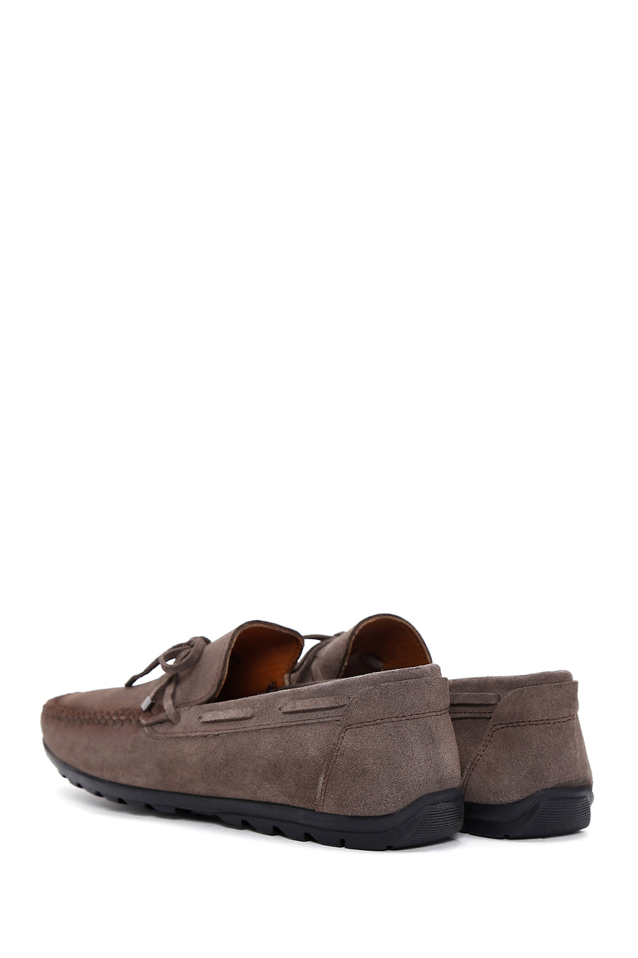 Erkek Vizon Süet Deri Casual Loafer