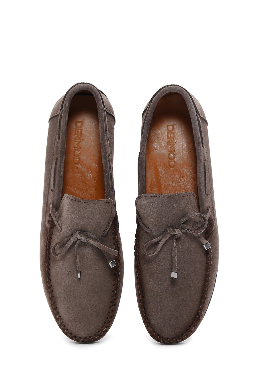 Erkek Vizon Süet Deri Casual Loafer