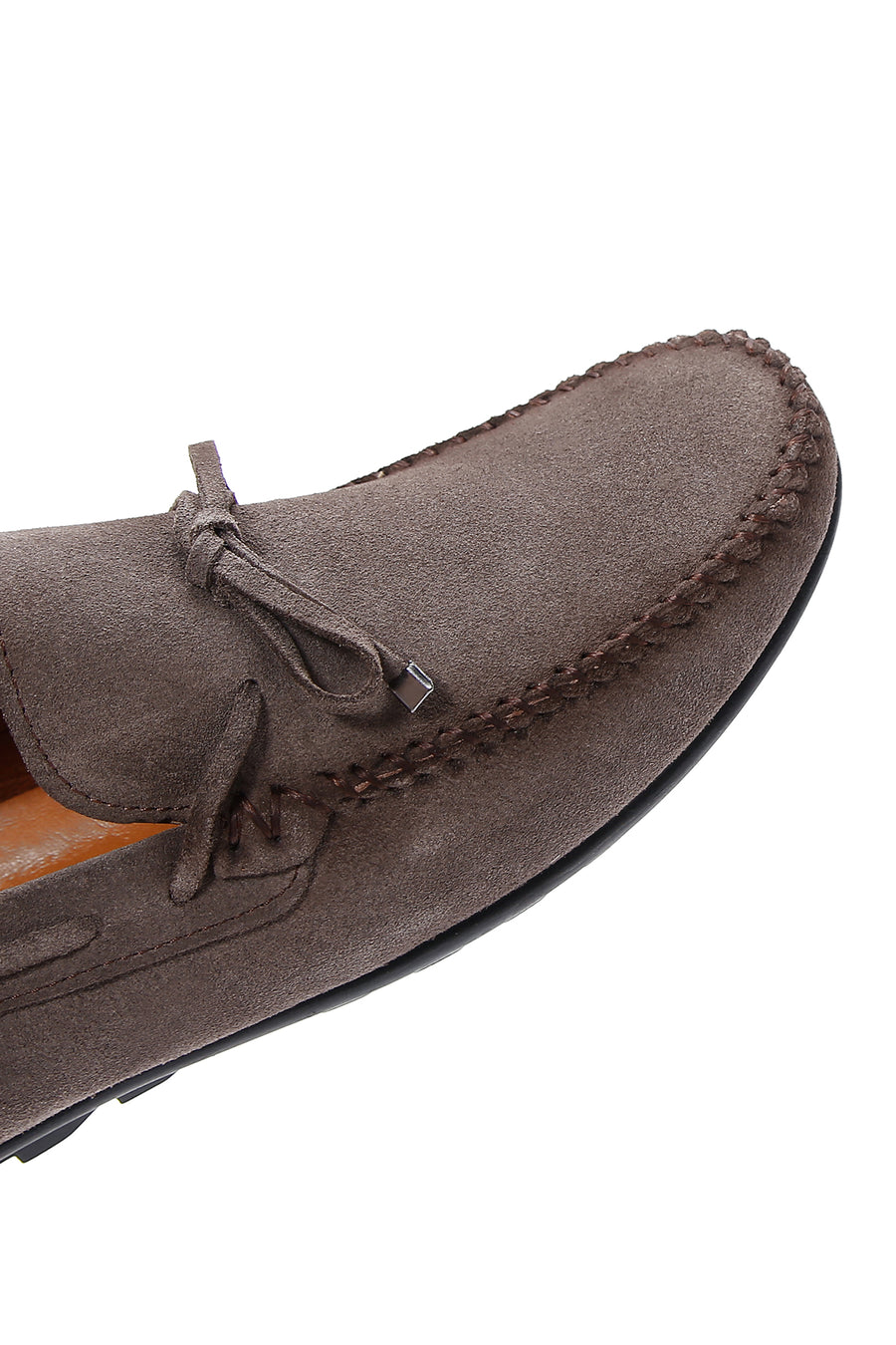 Erkek Vizon Süet Deri Casual Loafer