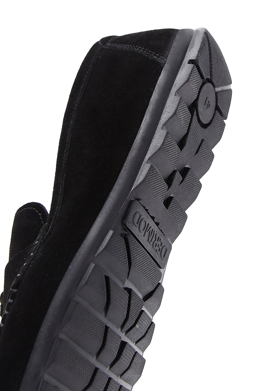 Erkek Siyah Püsküllü Süet Deri Casual Loafer