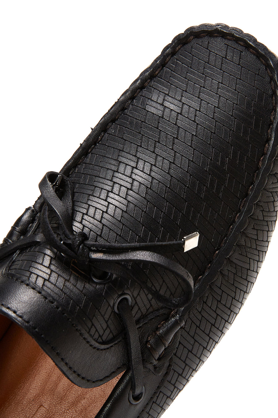 Men's Black Leather Casual Loafer