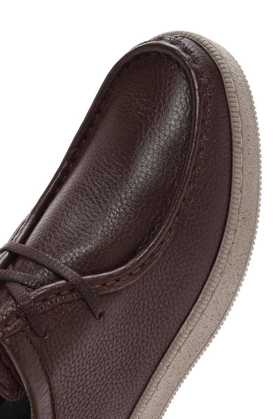 Men's Brown Lace-up Leather Casual Shoes