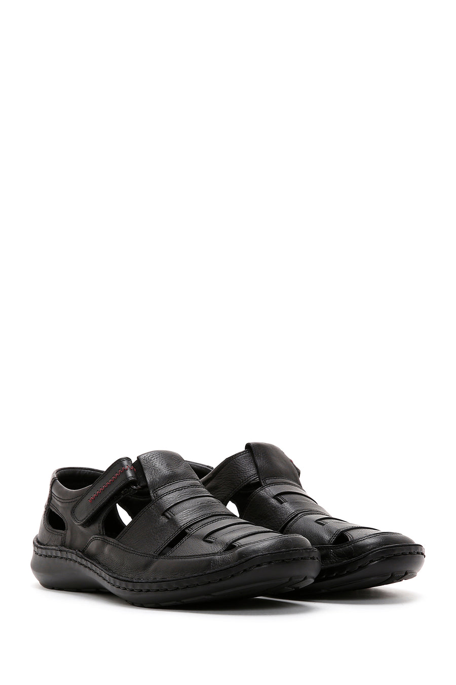 
Men's Black Leather Casual Shoes
