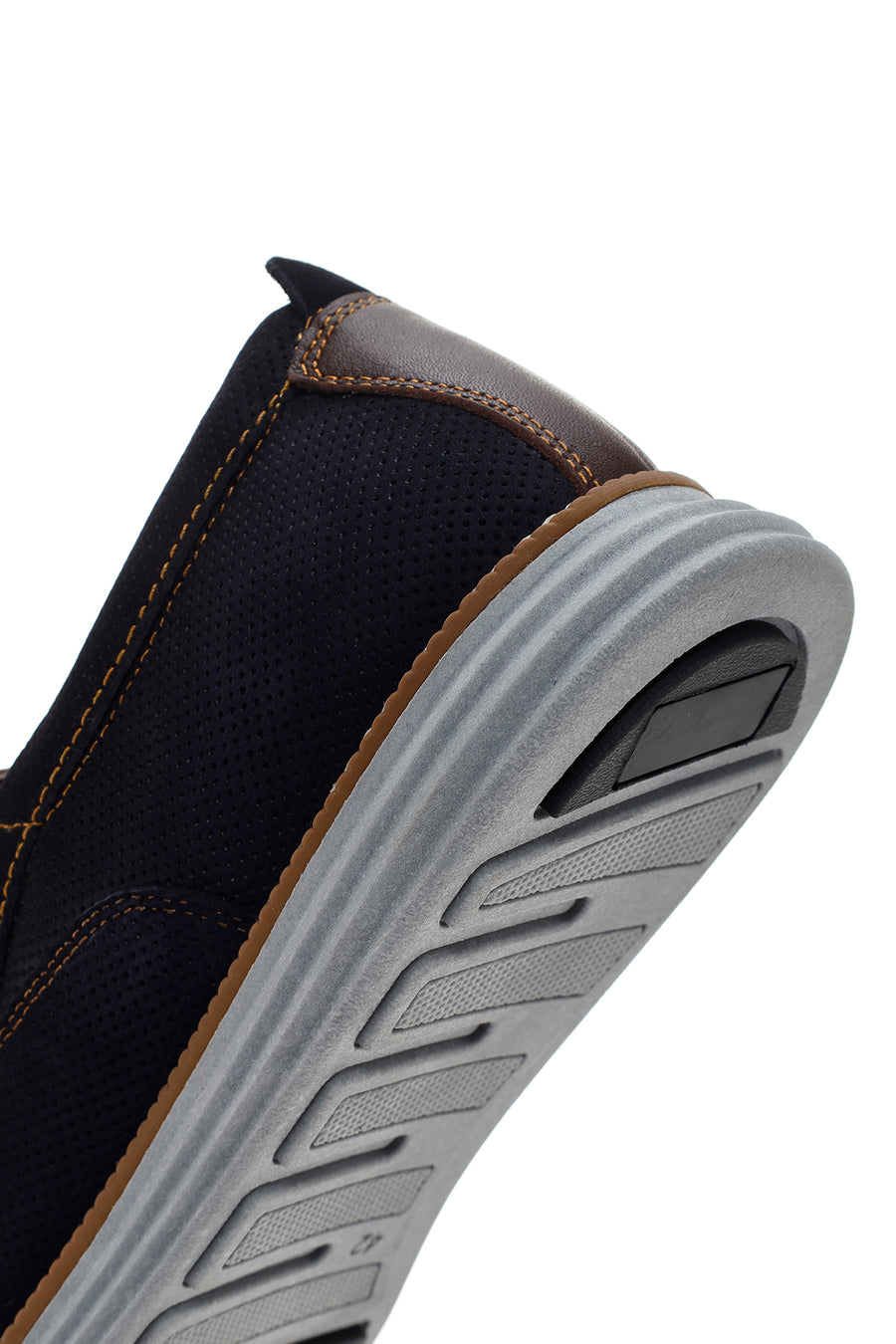 Men's Navy Blue Nubuck Leather Casual Loafer
