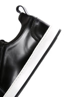 Men's Black Lace-up Leather Sneaker | Derimod