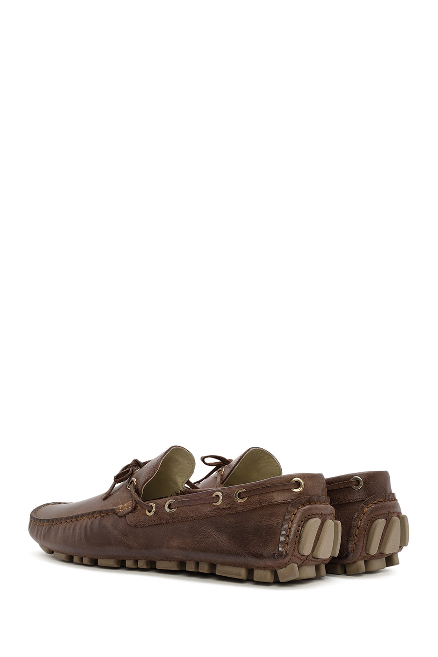 Men's Brown Leather Comfort Loafer