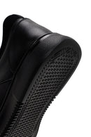 Men's Black Lace-up Leather Sneaker | Derimod