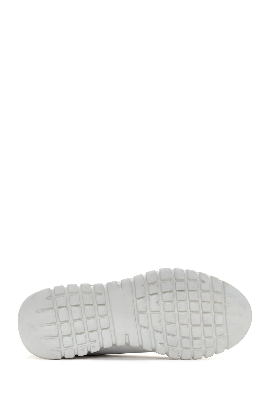 Men's White Lace-up Leather Sneaker