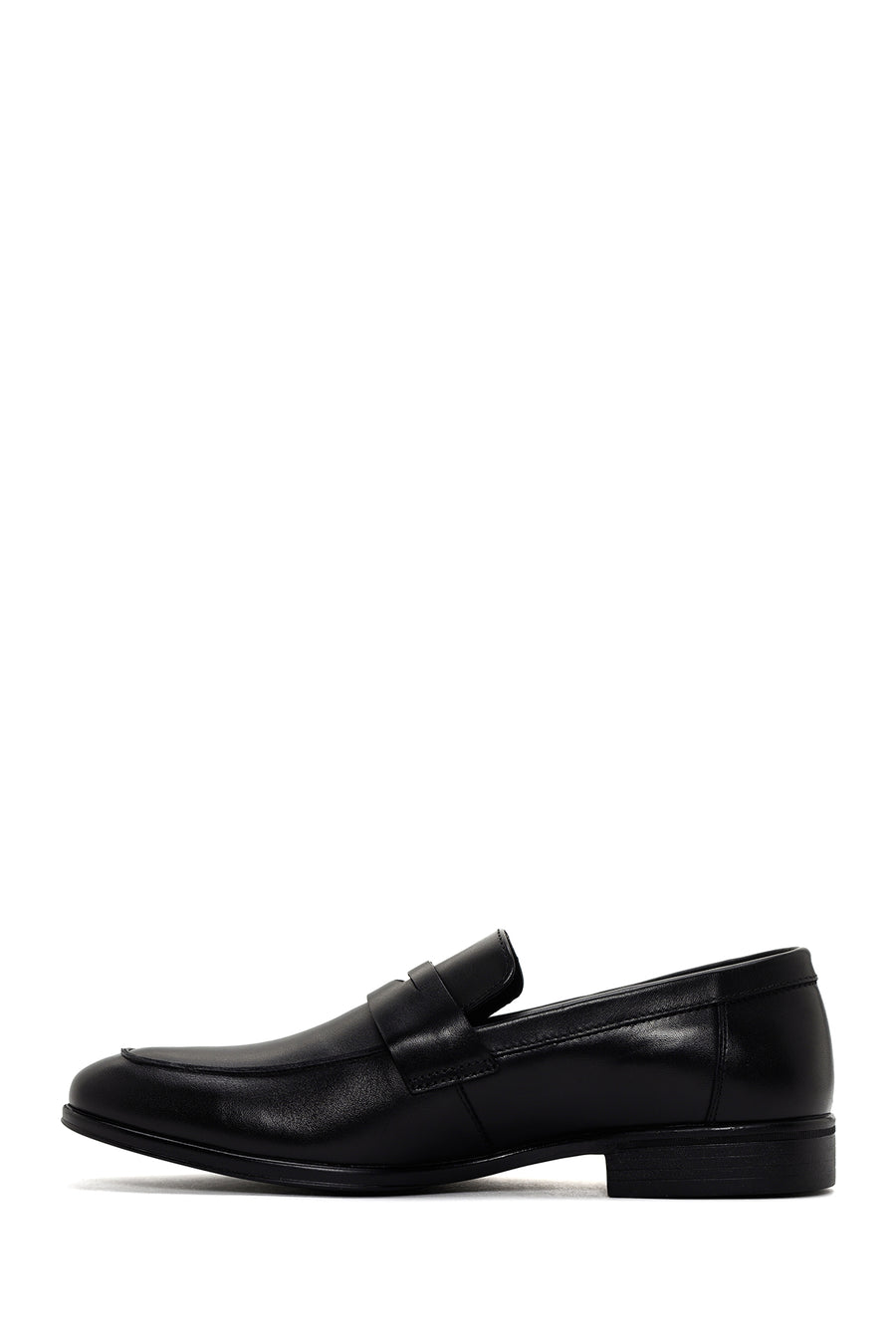 Men's Black Leather Classic Loafer