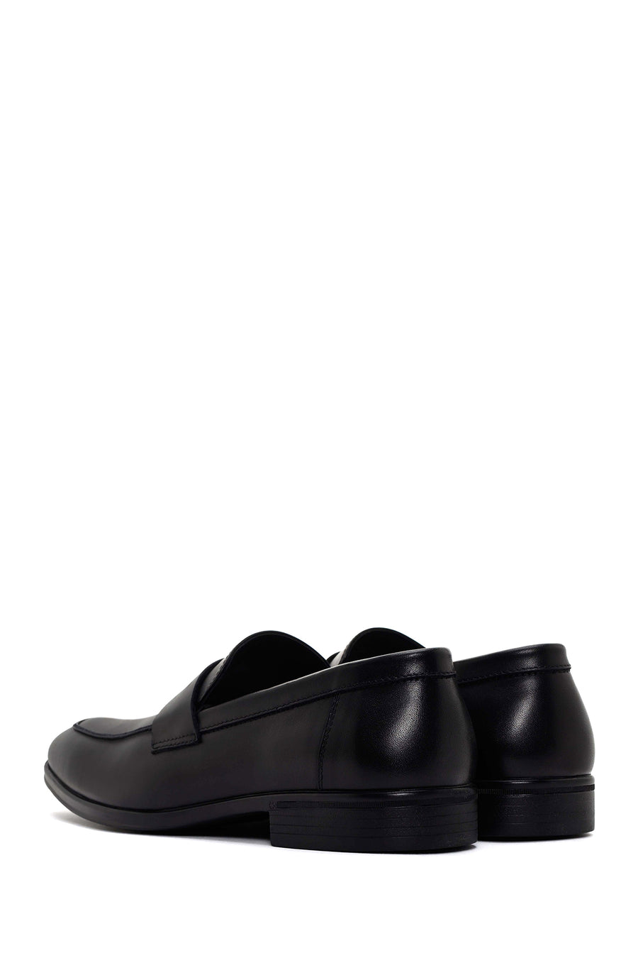 Men's Black Leather Classic Loafer