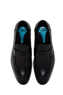 Men's Black Leather Classic Loafer | Derimod