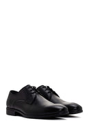 Men's Black Laced Leather Classic Shoes | Derimod