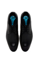 Men's Black Laced Leather Classic Shoes | Derimod