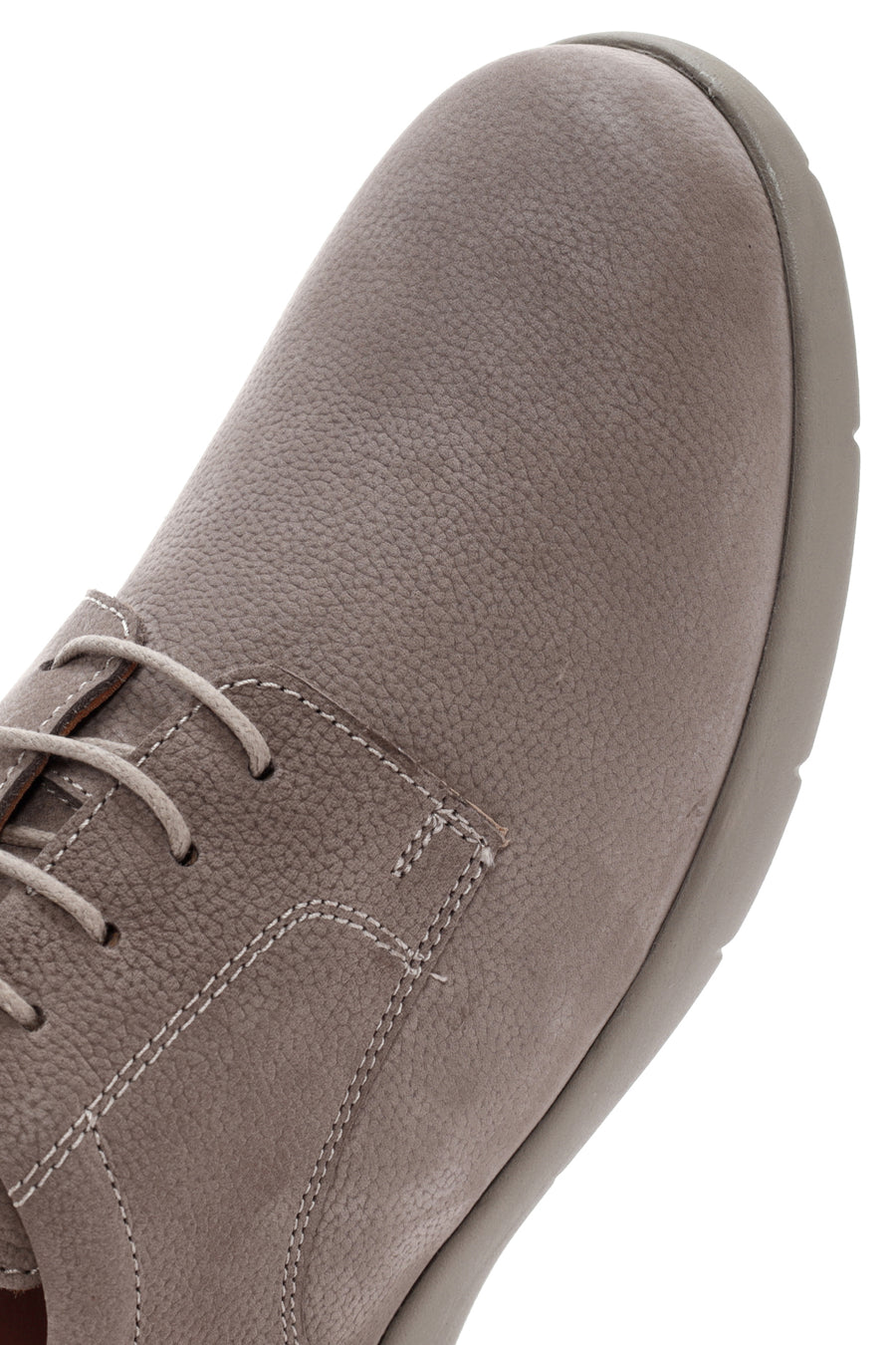 Men's Mink Lace-Up Nubuck Leather Casual Shoes