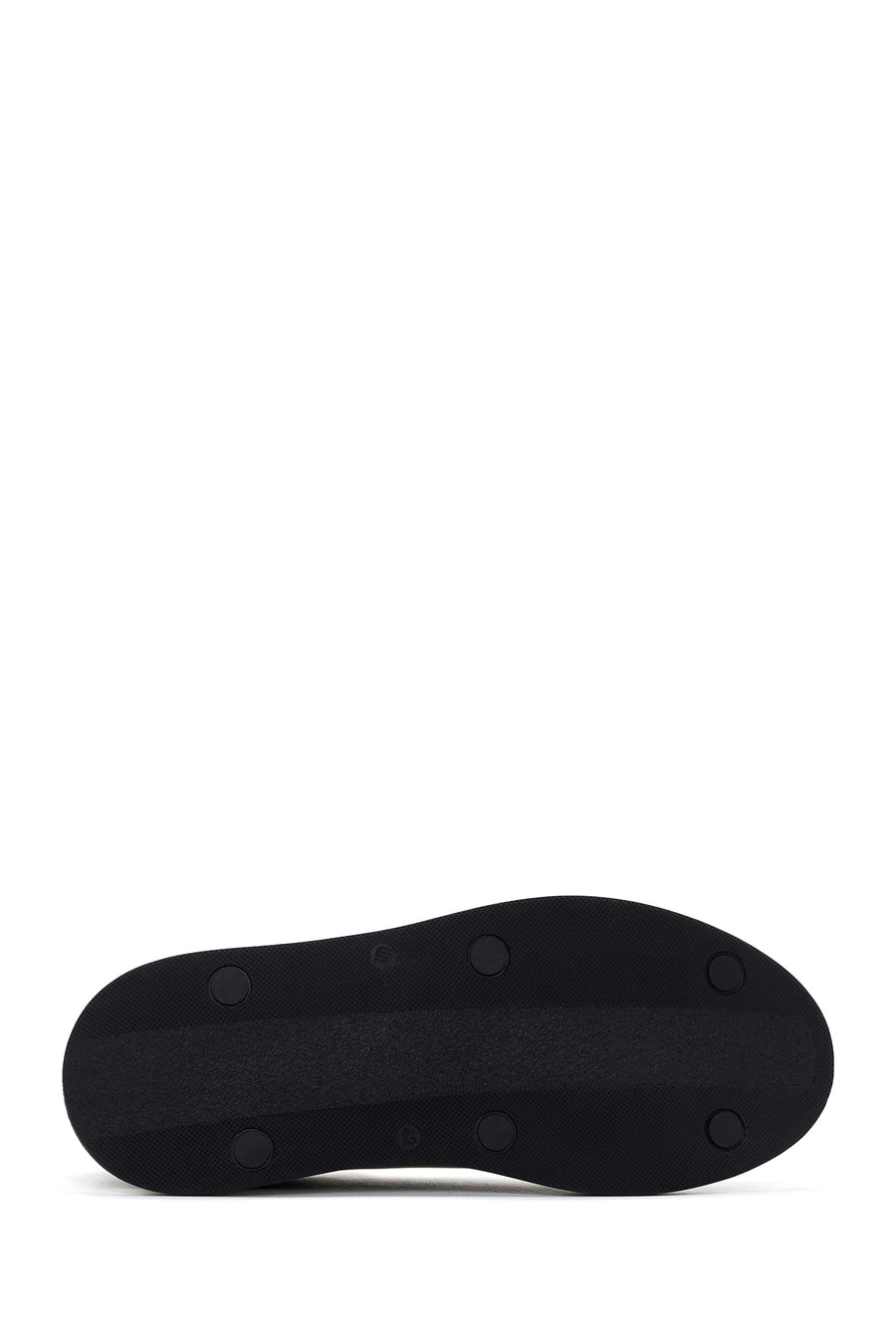 Men's Black Lace-up Leather Sneaker
