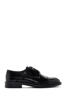 Men's Black Laced Leather Classic Shoes | Derimod