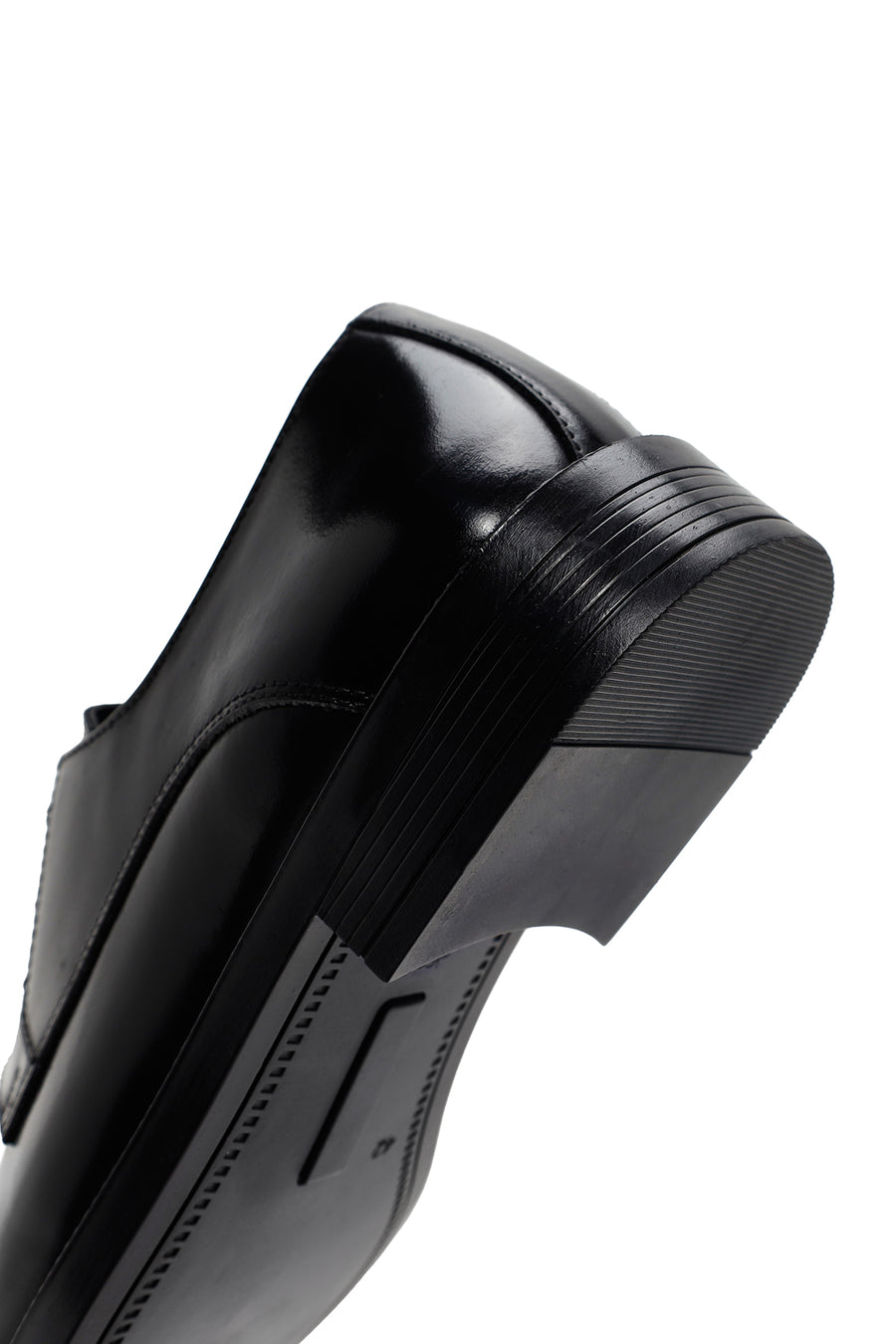 Men's Black Laced Leather Classic Shoes