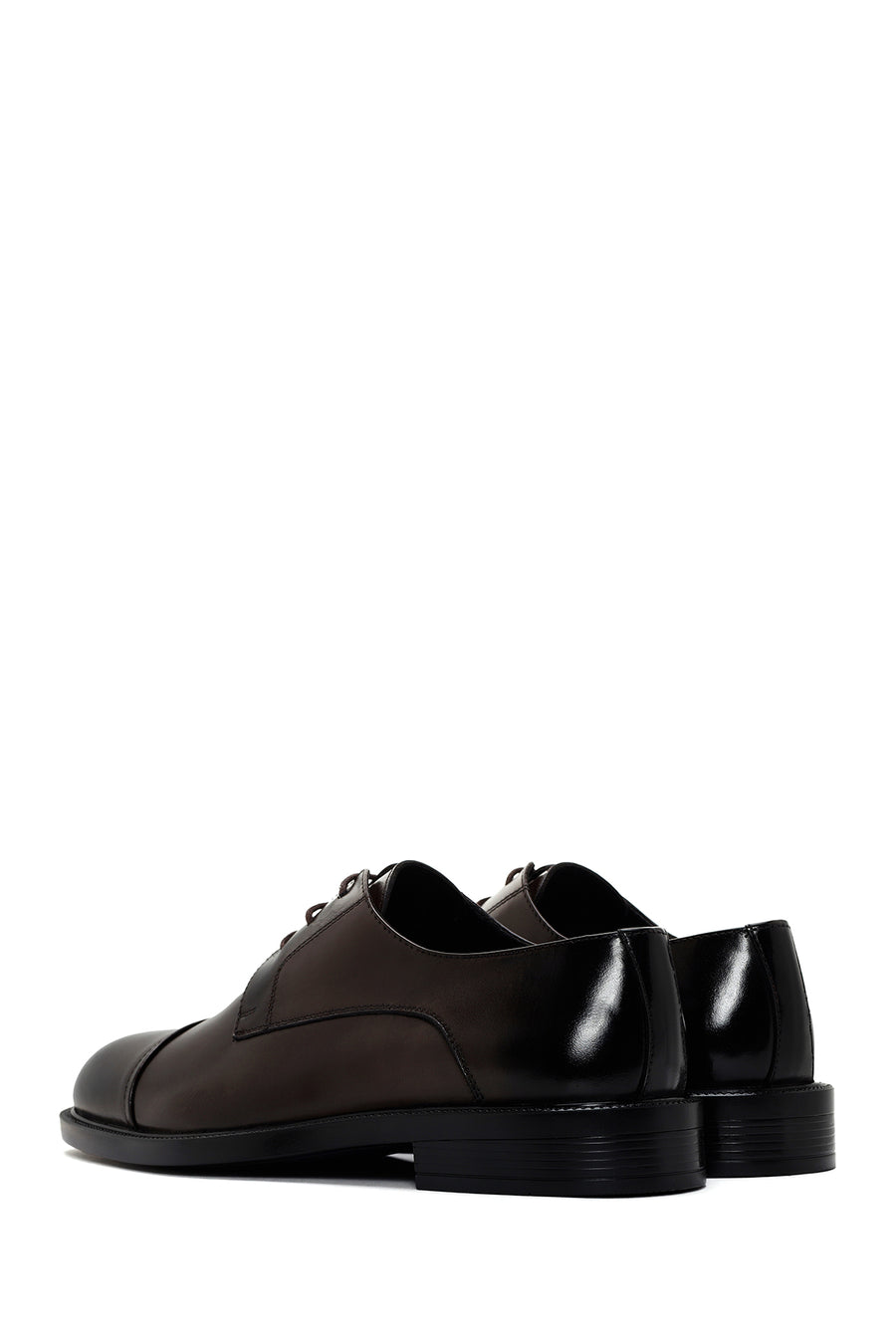 Men's Brown Laced Leather Classic Shoes