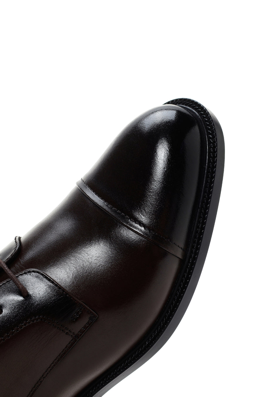 Men's Brown Laced Leather Classic Shoes
