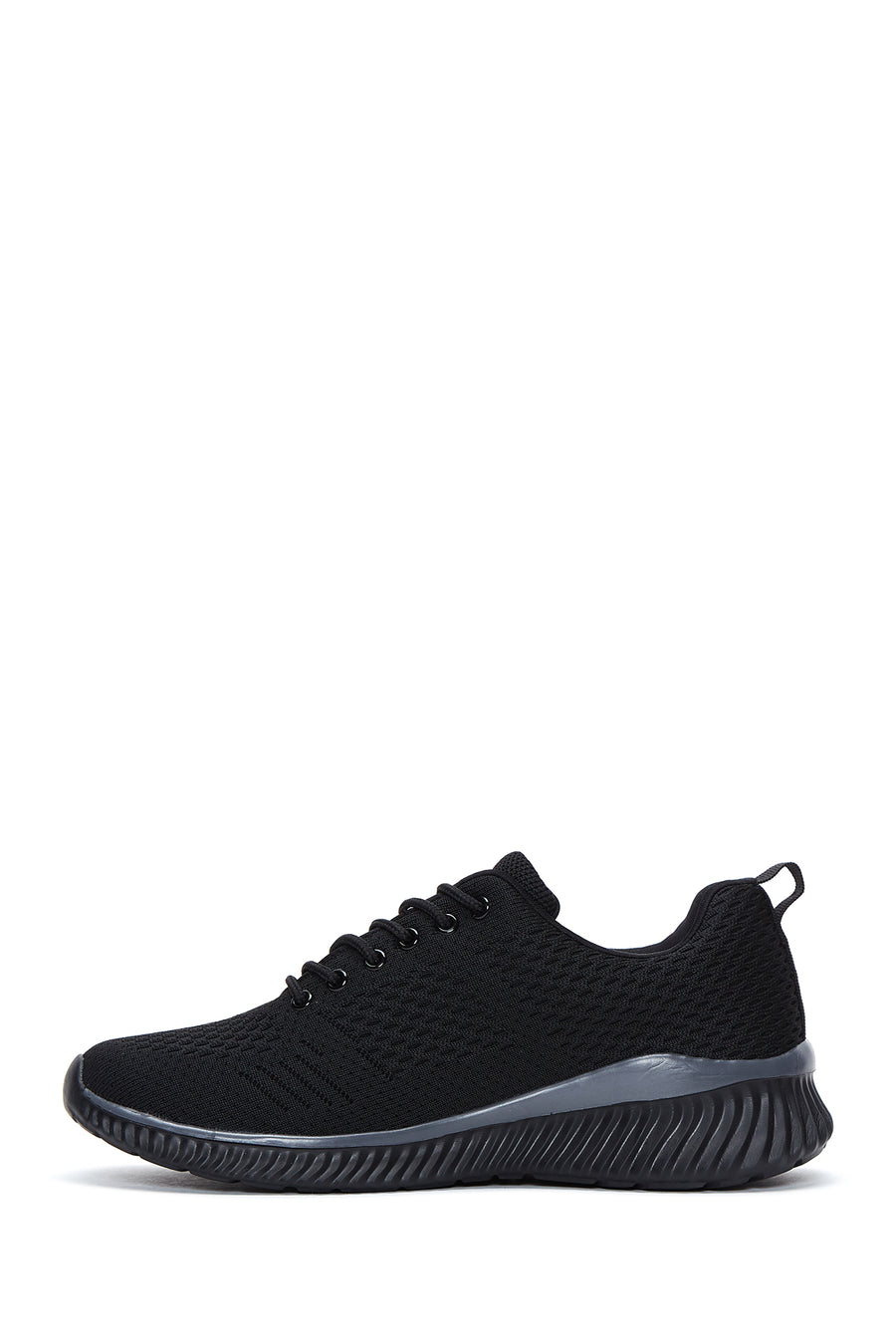 Derimod Zero Men's Black Lace-Up Thick Soled Sneaker