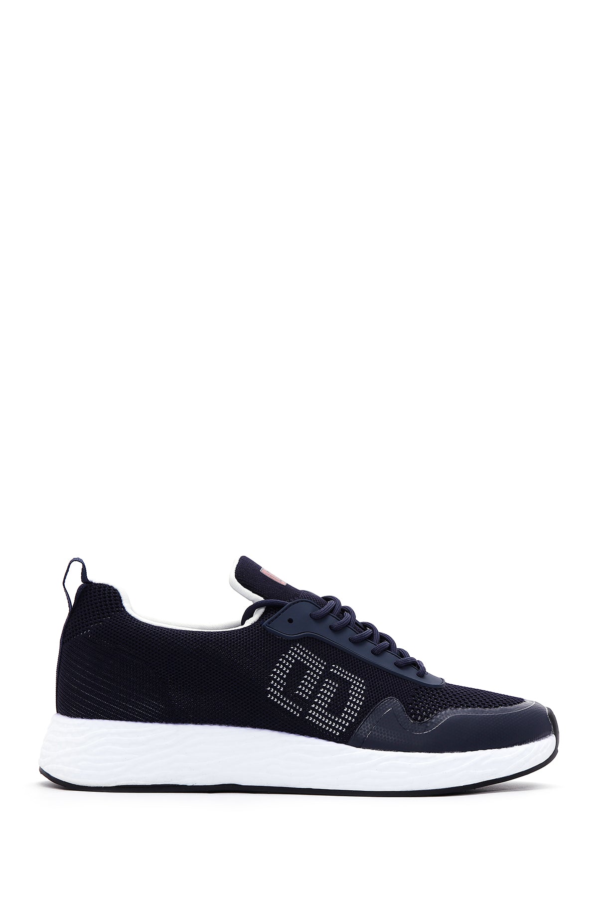 Derimod Zero Men's Navy Blue Lace-Up Thick Sole Sneaker 24SFD69086F | Derimod