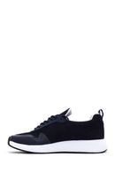 Derimod Zero Men's Navy Blue Lace-Up Thick Sole Sneaker | Derimod