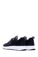 Derimod Zero Men's Navy Blue Lace-Up Thick Sole Sneaker | Derimod