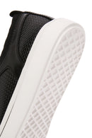 Men's Black Lace-up Leather Sneaker | Derimod