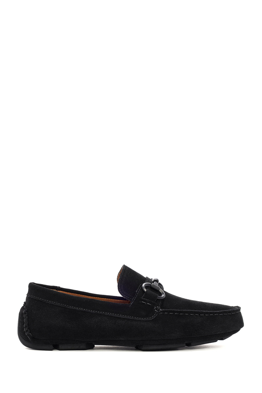 Erkek Siyah Süet Deri Casual Loafer 24SFD691210 | Derimod