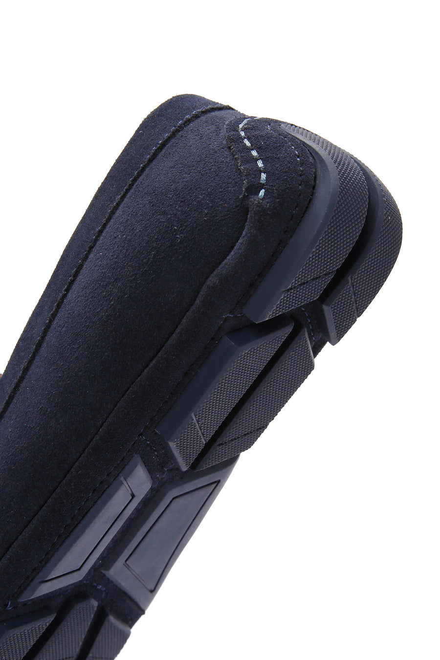 Erkek Lacivert Süet Deri Casual Loafer