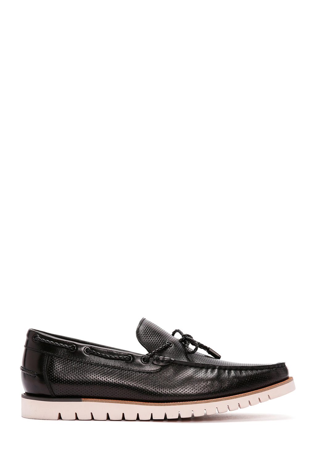 Derimod Fly Erkek Siyah Deri Casual Loafer