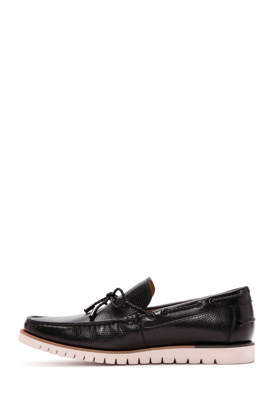 Derimod Fly Erkek Siyah Deri Casual Loafer