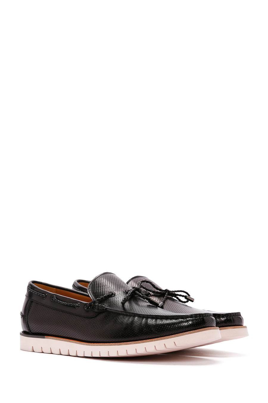 Derimod Fly Erkek Siyah Deri Casual Loafer