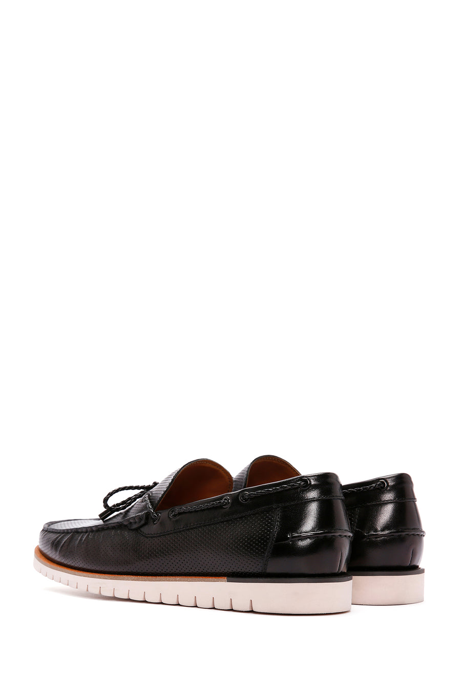 Derimod Fly Erkek Siyah Deri Casual Loafer
