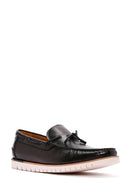 Derimod Fly Men's Black Leather Casual Loafer | Derimod