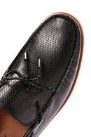 Derimod Fly Men's Black Leather Casual Loafer | Derimod