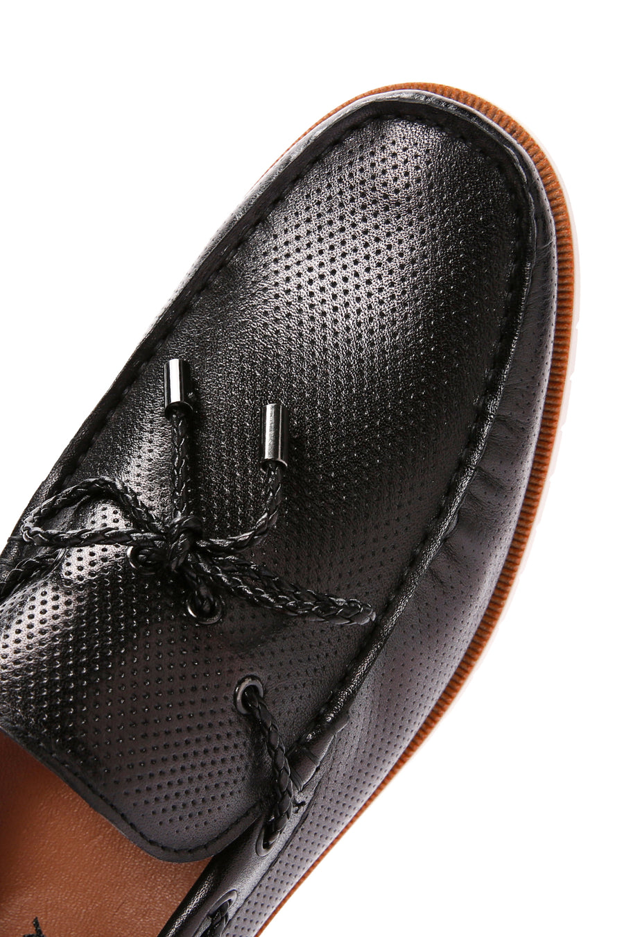 Derimod Fly Erkek Siyah Deri Casual Loafer