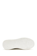 
Men's White Thick Sole Lace-Up Leather Sneaker
 | Derimod