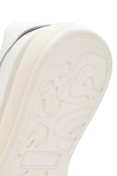 
Men's White Thick Sole Lace-Up Leather Sneaker
 | Derimod