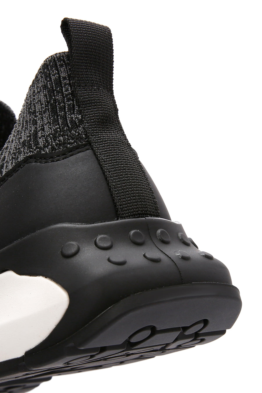 Derimod Zero Men's Black Lace-Up Thick Soled Fabric Sneaker