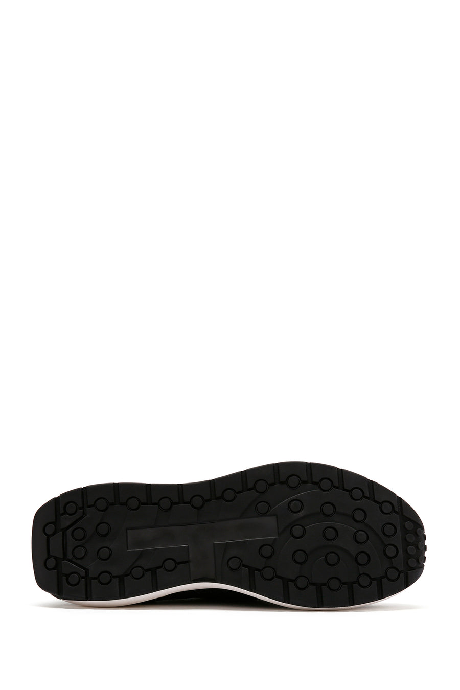 Derimod Zero Men's Black Lace-Up Thick Soled Fabric Sneaker