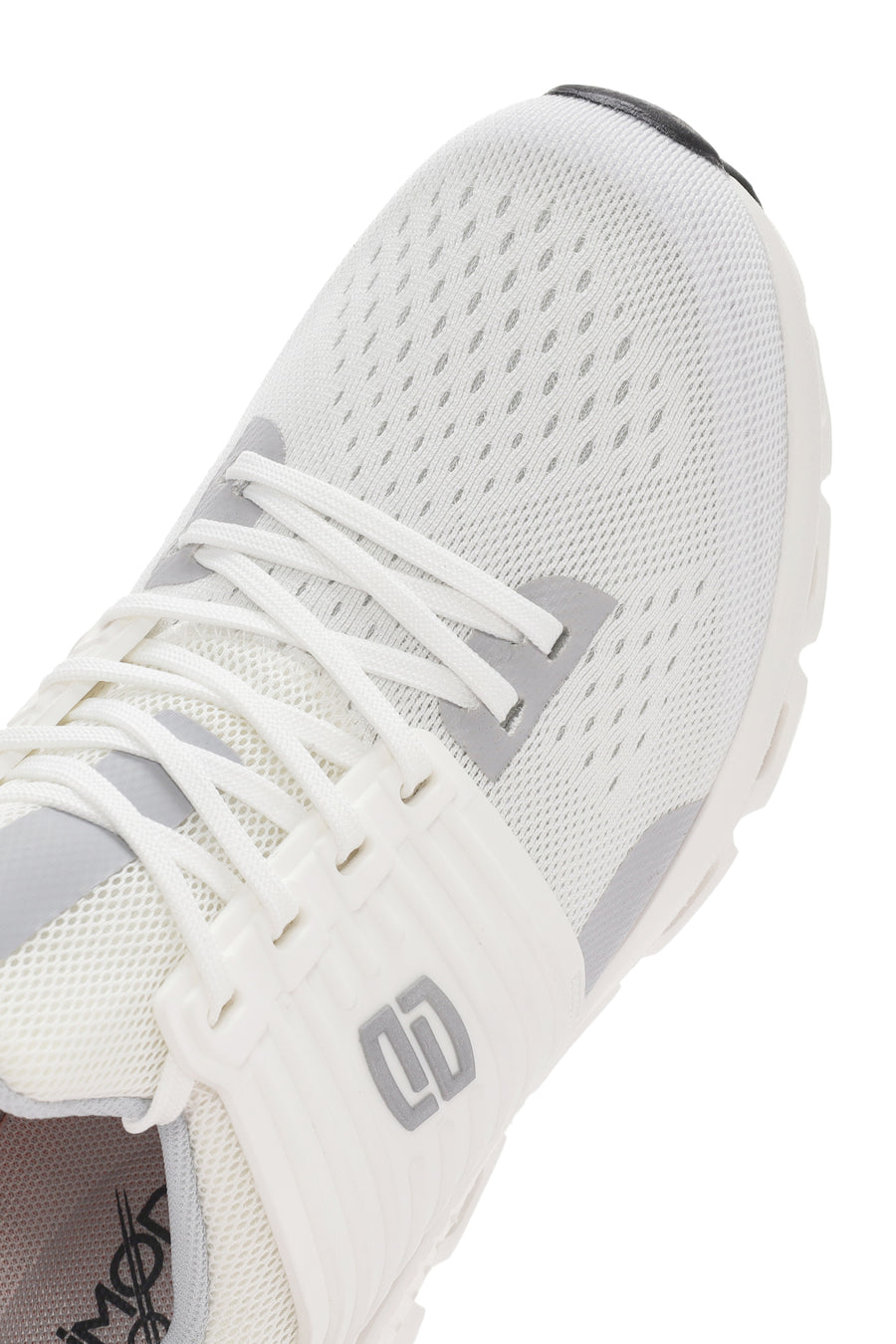 Derimod Zero Men's White Thick Soled Fabric Sneaker