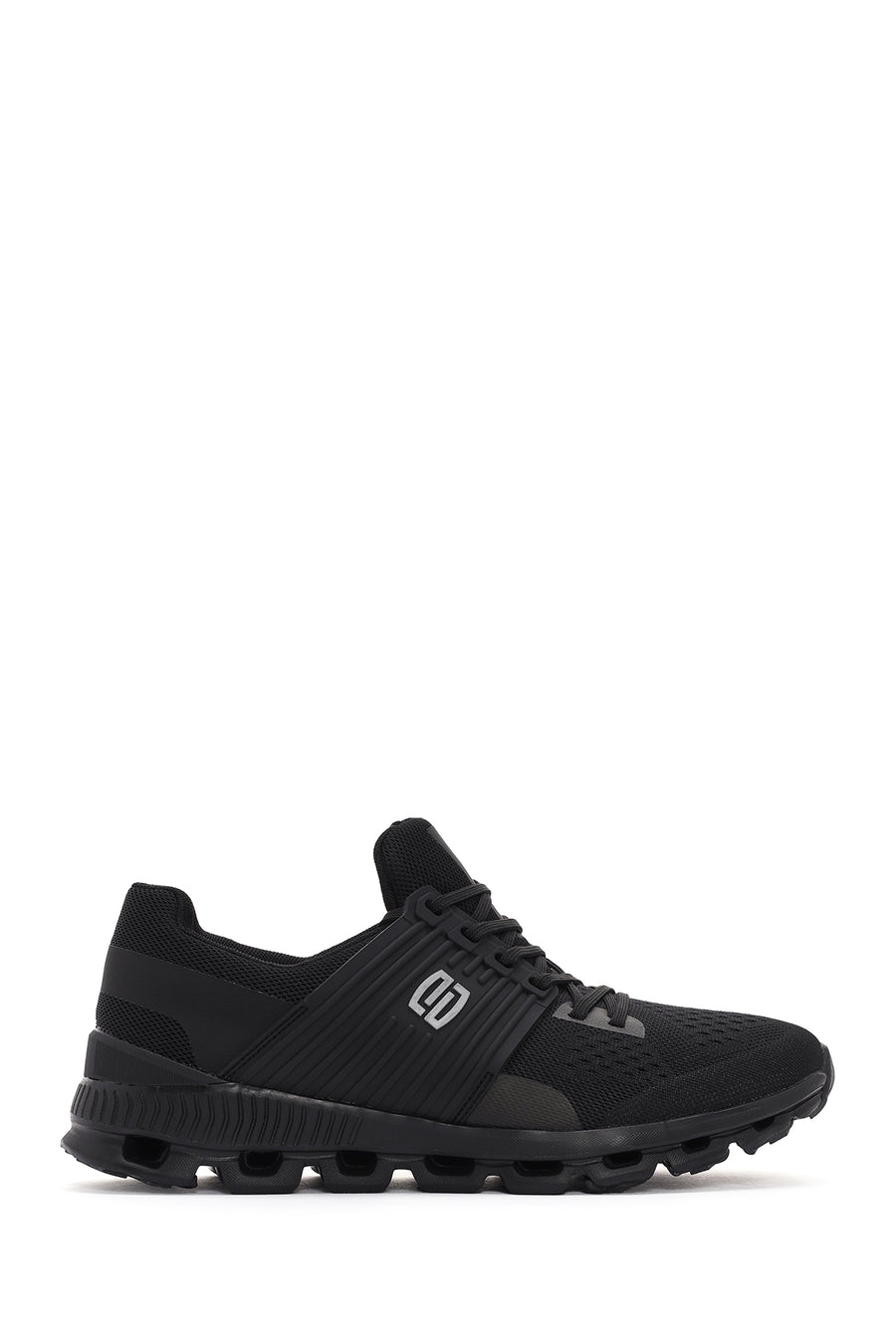 Derimod Zero Men's Black Thick Soled Fabric Sneaker 24SFD69326F | Derimod