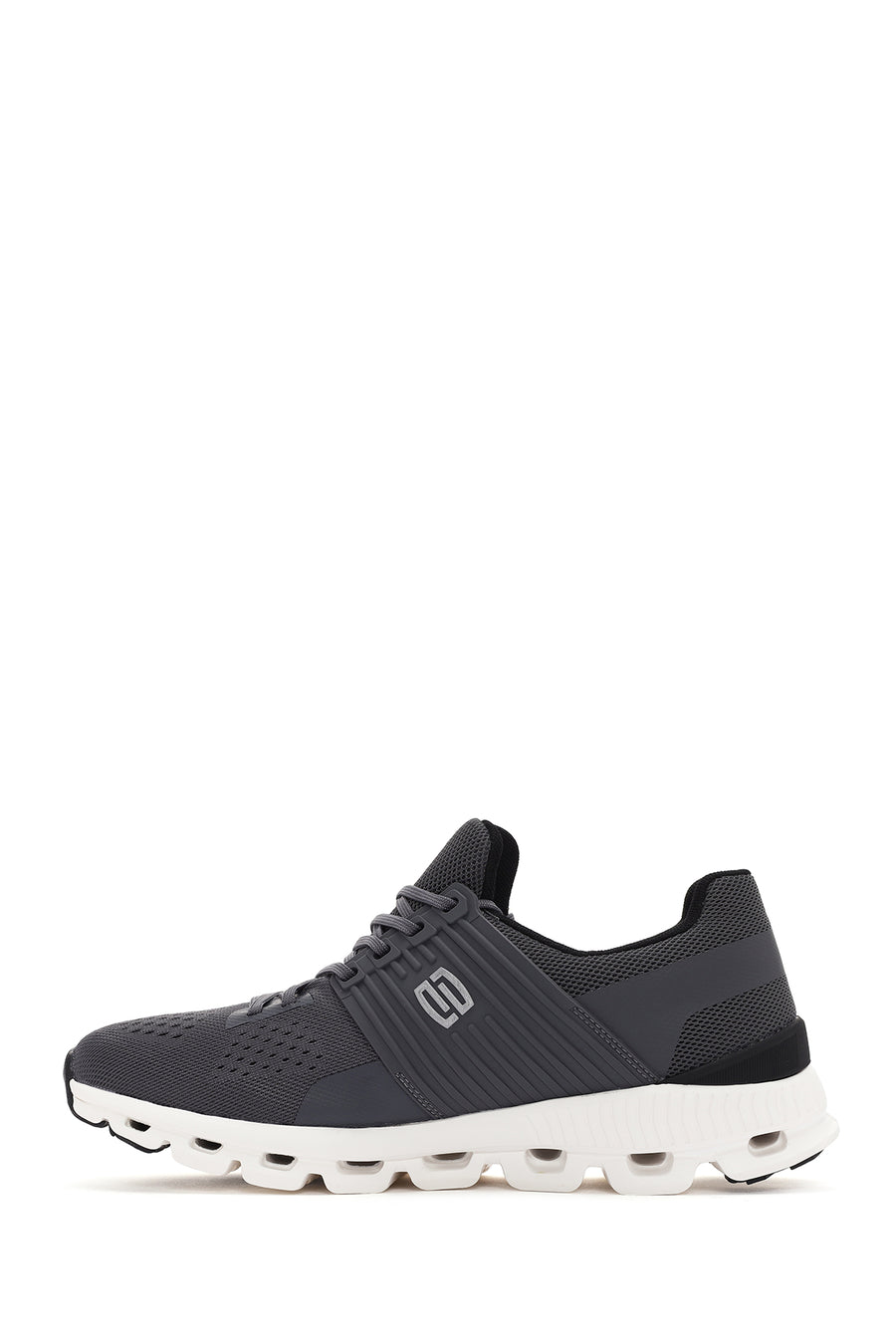Derimod Zero Men's Gray Thick Soled Fabric Sneaker