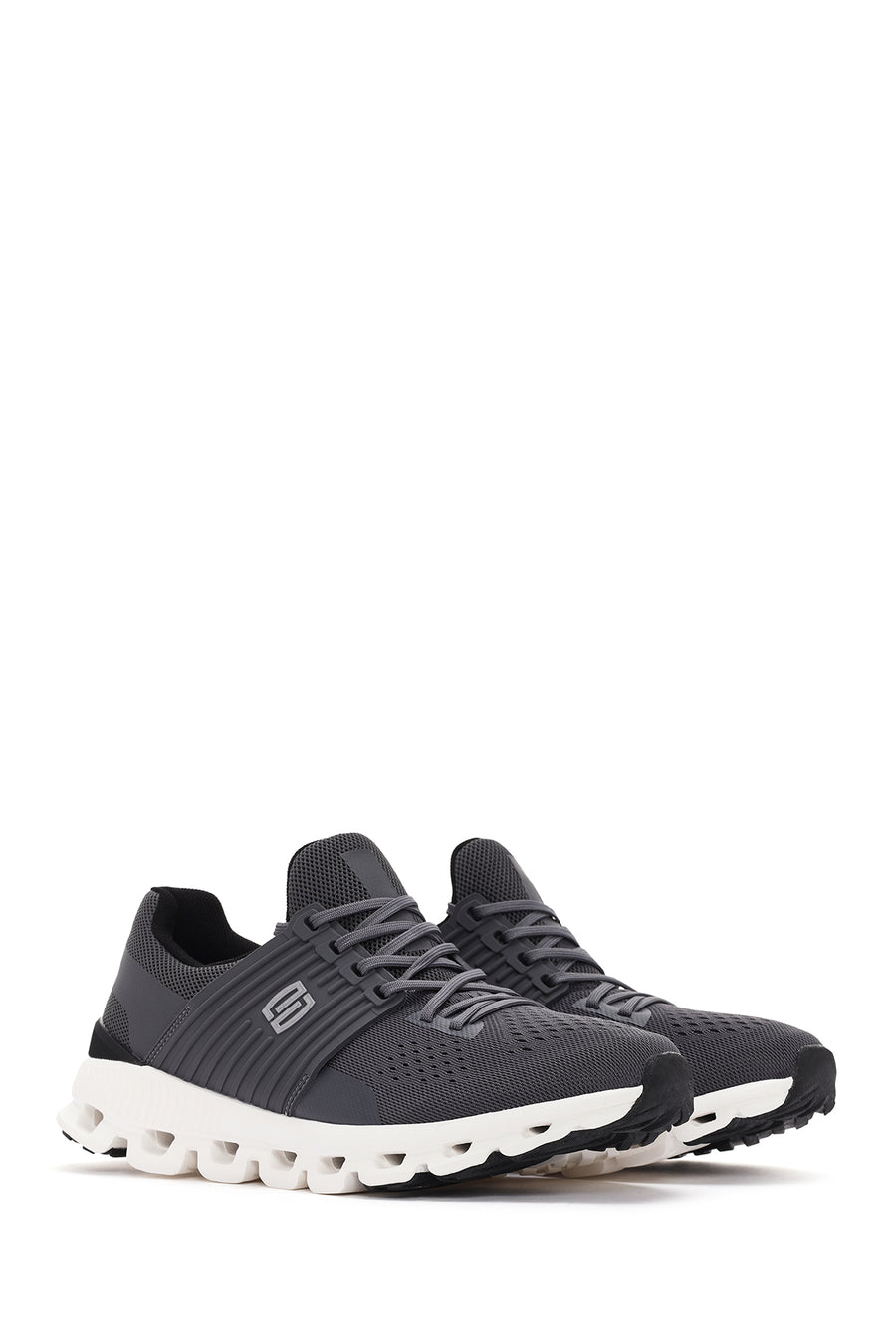 Derimod Zero Men's Gray Thick Soled Fabric Sneaker