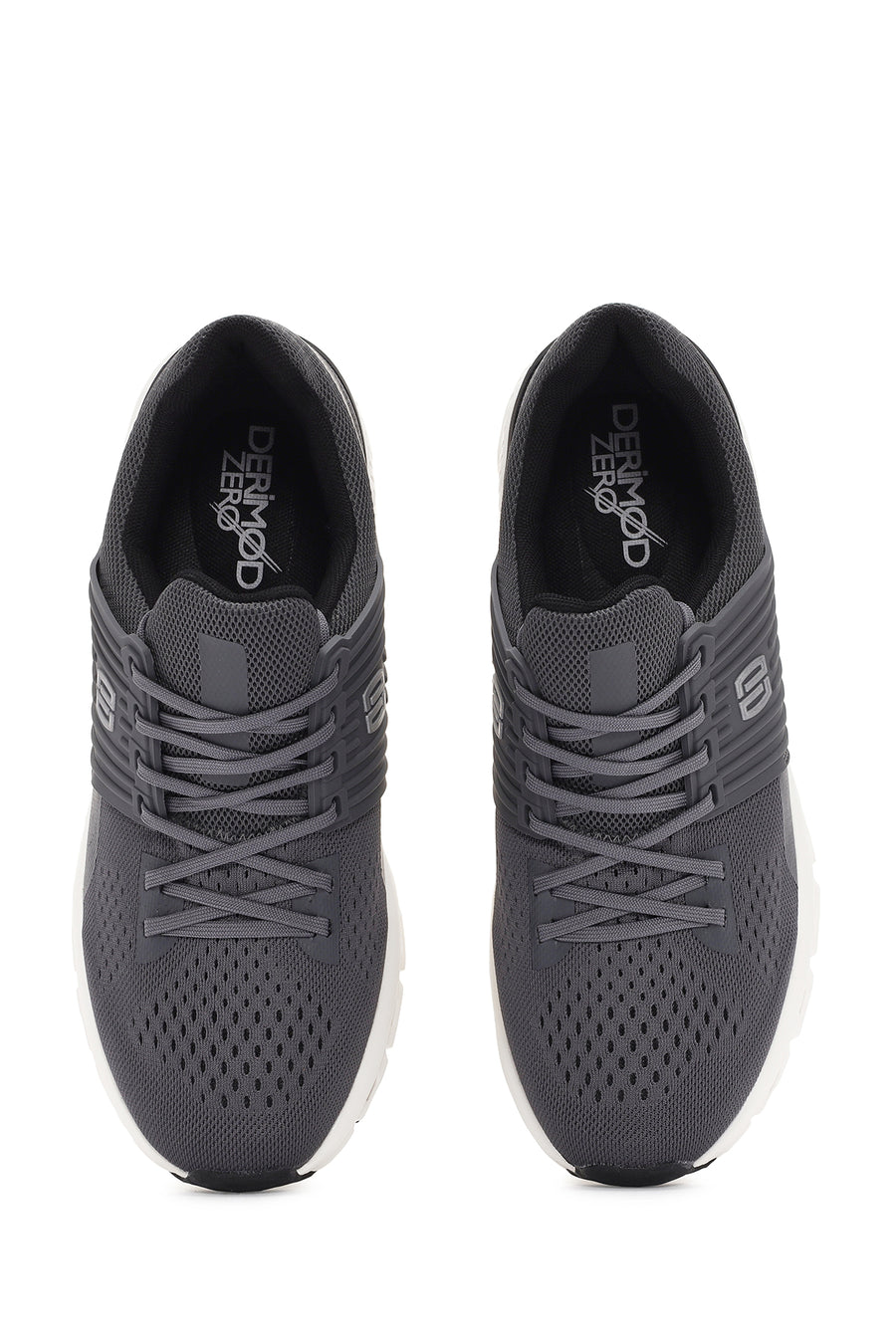 Derimod Zero Men's Gray Thick Soled Fabric Sneaker