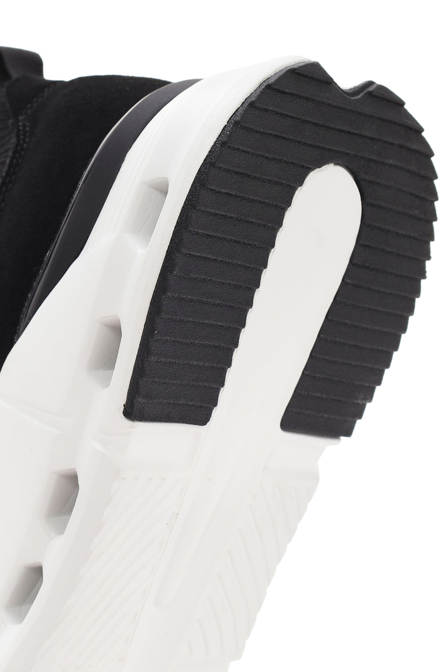Derimod Zero Men's Black Thick-Soled Laced Fabric Sneaker