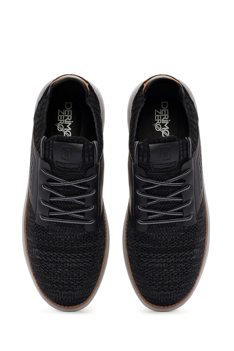 Erkek Siyah Kumaş Sneaker
