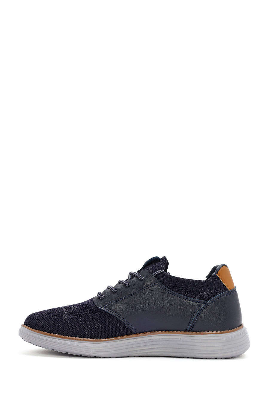 Men's Navy Blue Fabric Sneakers